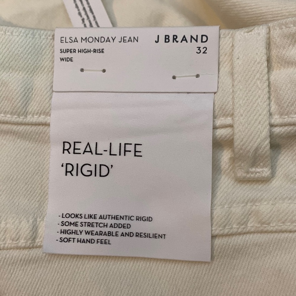 JBrand “Elsa Monday Jean” Super High-rise Wide leg jeans 32